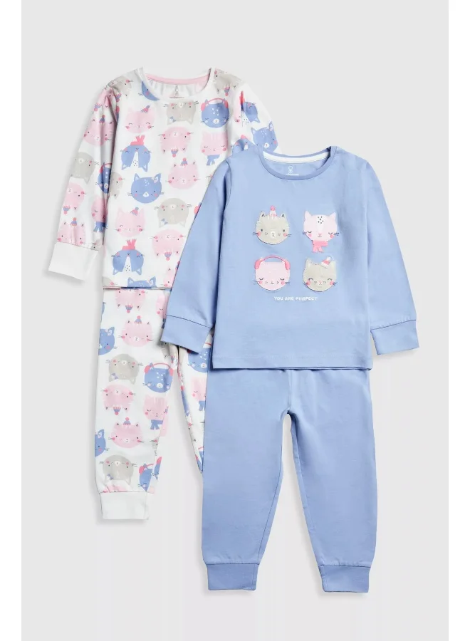 مذركير Cat Faces Pyjamas - 2 Pack