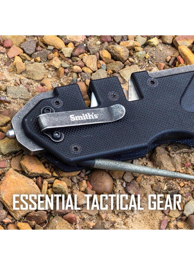 Smith's 50979 Pocket Pal Knife Sharpener-PP1-Tactical Black - Image 2