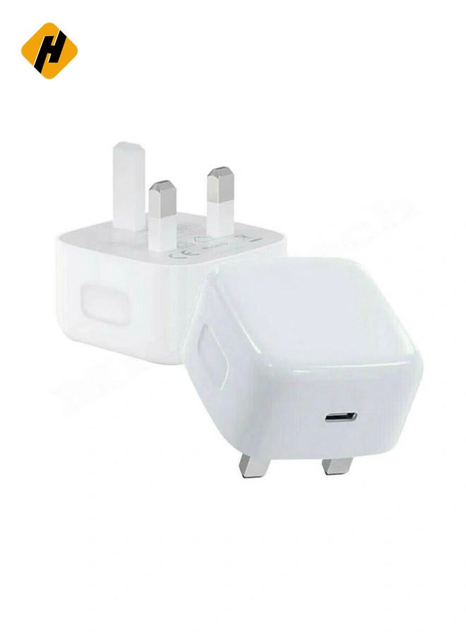 HuHa - "High-Speed USB-C Power Adapter with Lightning Cable for iPhone 14, 13, 12, 11 Pro - Fast Charging and Data Transfer for Your Apple Devices" - Image 1