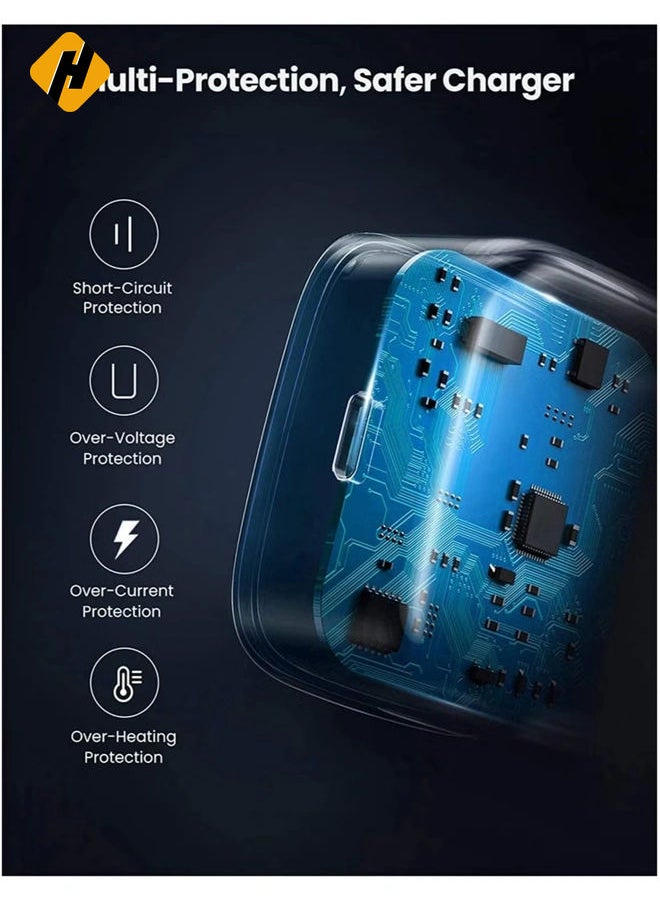 HuHa - "High-Speed USB-C Power Adapter with Lightning Cable for iPhone 14, 13, 12, 11 Pro - Fast Charging and Data Transfer for Your Apple Devices" - Image 1