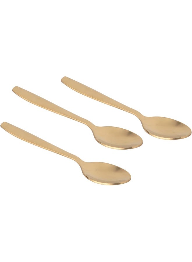 Kitchen master Kitchen master GOLD TEA SPOON 3PC PACK - GRANDE  - Image 5