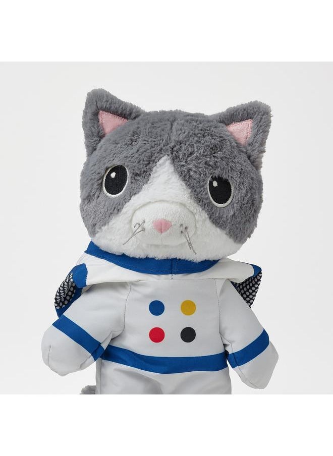 Zaboon - Soft toy with astronaut suit, cat, 28 cm - Image 1