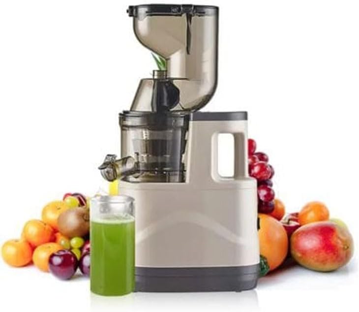 MarlaMall Slow Masticating Juicer, Wide Mouth Cold Press Fruit/Vegetable Juicer With High Output - Image 1