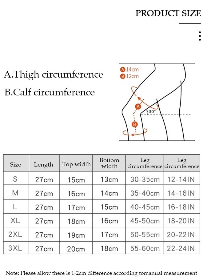 DUNISO قطعتان من وسادة الركبة، دعامة للركبة، كم ضاغط للرجال والنساء، دعم الركبة لتشغيل وسادات الركبة الطبية لتمزق الغضروف المفصلي، الرباط الصليبي الأمامي، التهاب المفاصل، وتخفيف آلام المفاصل - Image 5