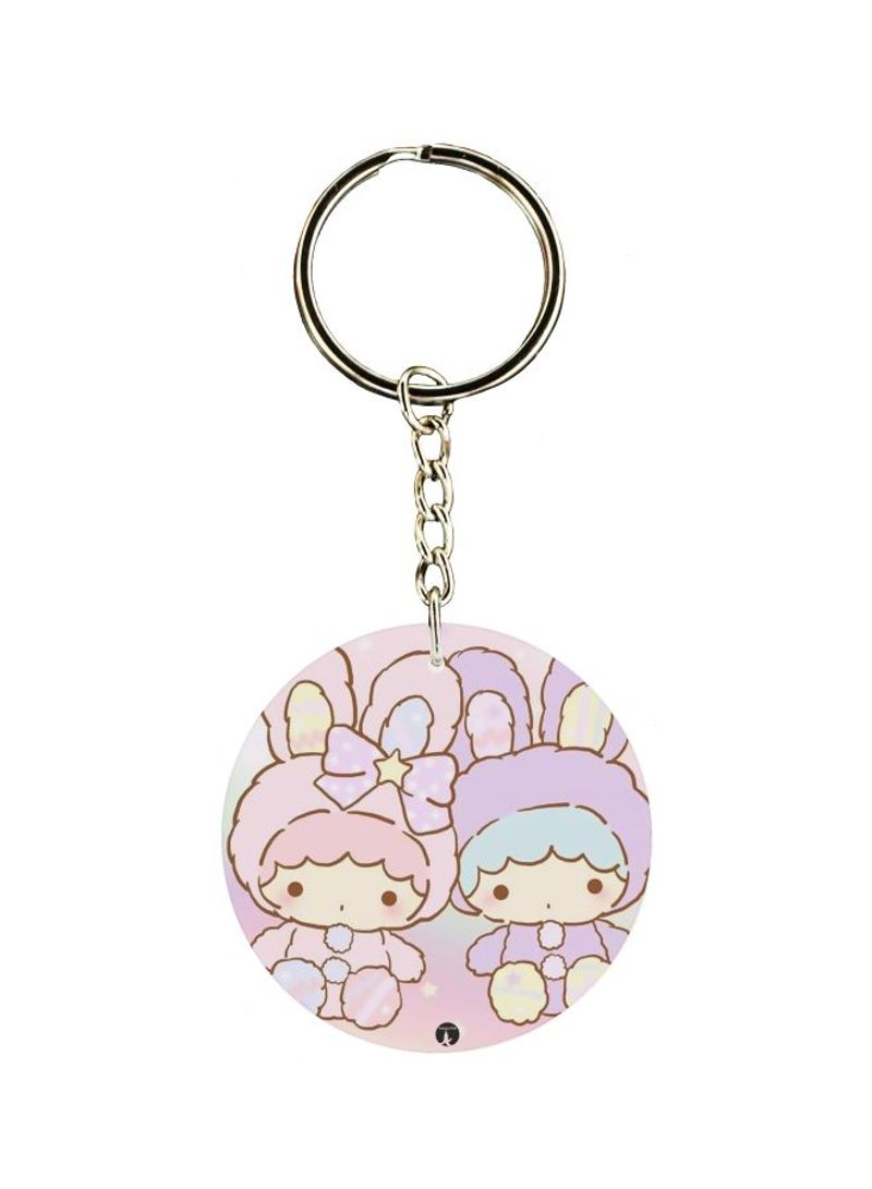 RKN Cartoon Printed Double Sided Keychain