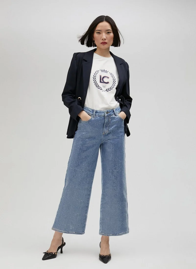 Lola Casademunt Blazer with eyelets