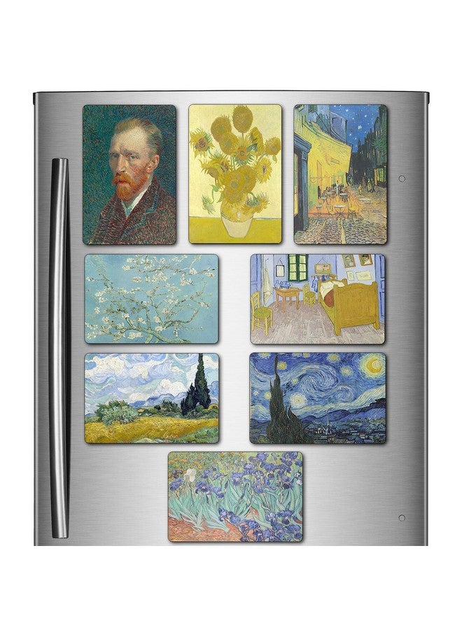 Windup Fridge Magnets Posters - Paintings of Vincent Van Gogh Art - 4 x 6 inch - Set of 8 - Image 2
