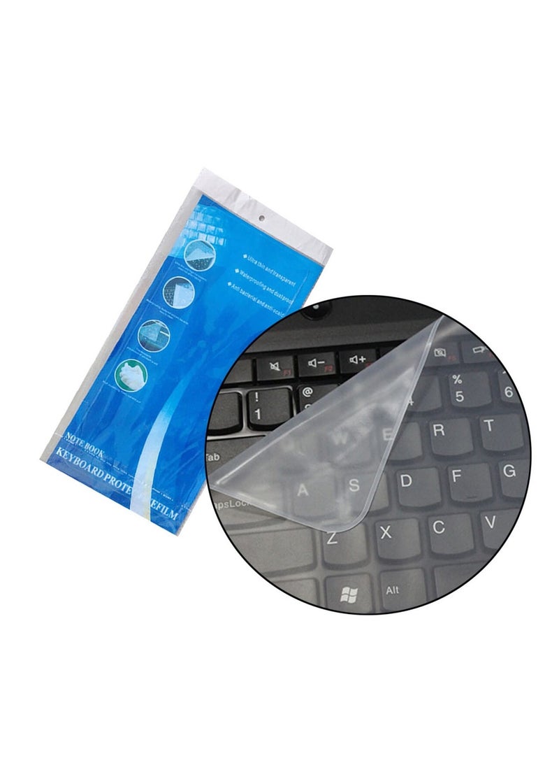 Laptop Keyboard Case Notebook Keyboard Skin Protector Cover,Keyboard Protective Film Clear 5 To 12 Inches  - Image 1