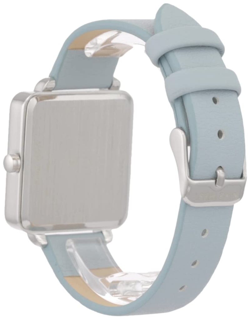 Nine West Women's Strap Watch, Light Blue/Silver, (NW/2671SVLB) - Image 5