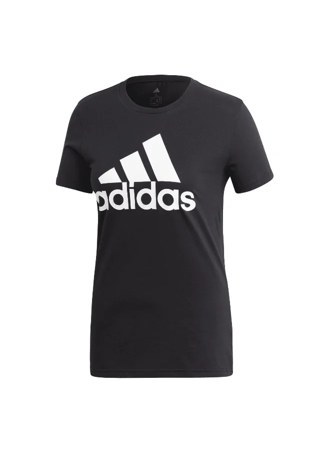 اديداس Adidas W Bos Co Tee Black Training T-Shirts For Women Xs