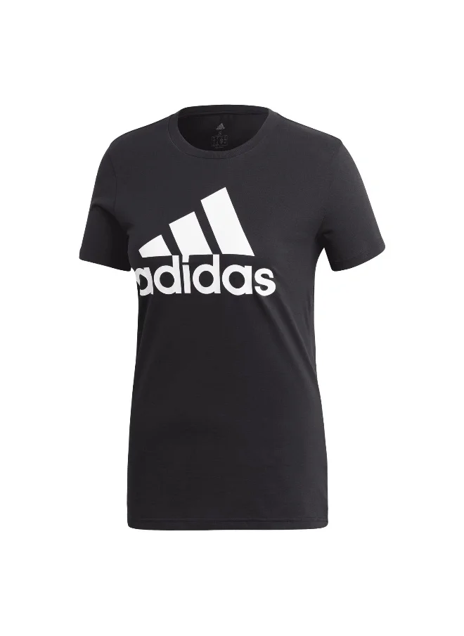 اديداس Adidas W Bos Co Tee Black Training T-Shirts For Women Xs