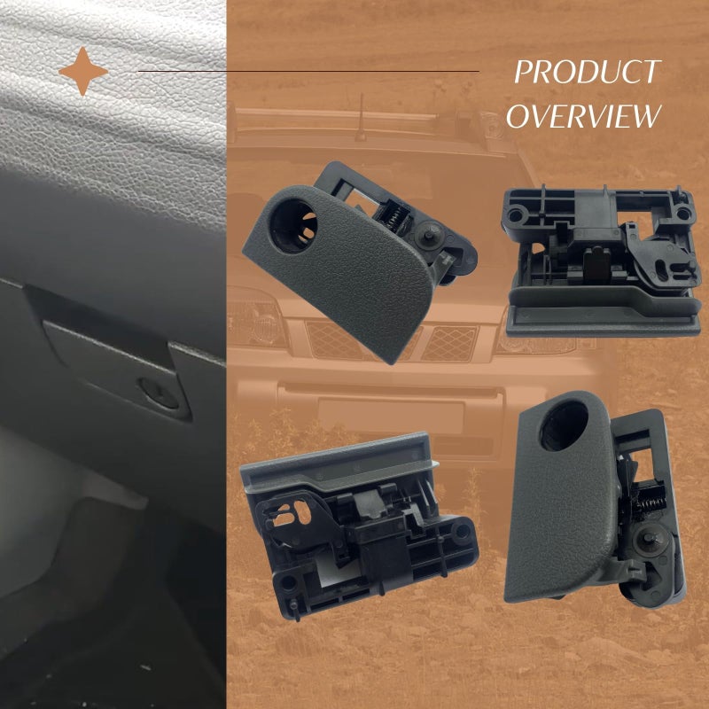 Suitable for Qijun 2003-2007 model glove box lock storage box cover lock (68630-EQ300) Black - Image 2