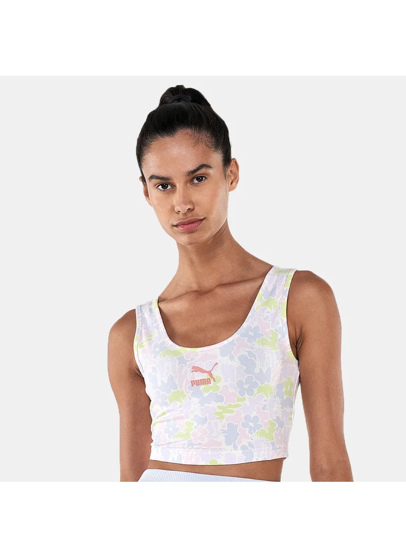 PUMA Women's Summer Resort Printed Bralette