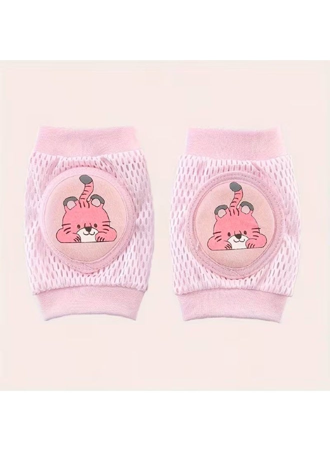 PROTECT BABY'S KNEES:2 pack knee pads for babies works perfectly on hardwood floor,carpet, grass and tiles, It can better protect the baby's knees when the baby crawls or learns to walk. - Image 1