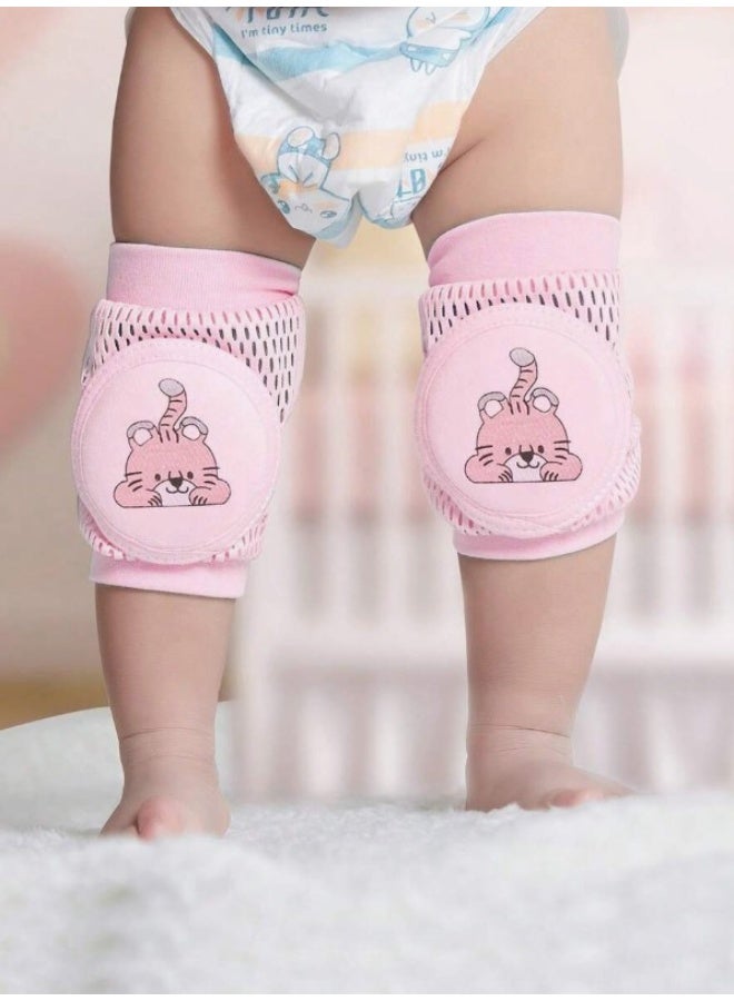 PROTECT BABY'S KNEES:2 pack knee pads for babies works perfectly on hardwood floor,carpet, grass and tiles, It can better protect the baby's knees when the baby crawls or learns to walk. - Image 2