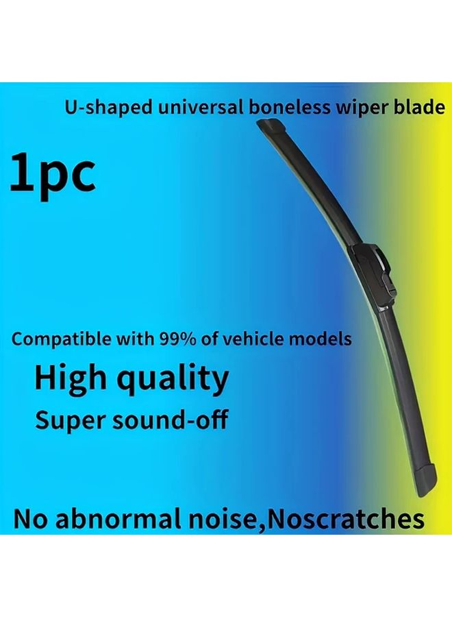 Universal 22 Inch U Shaped Frameless Car Wiper Blade Quiet Durable For Enhanced Visibility - Image 2