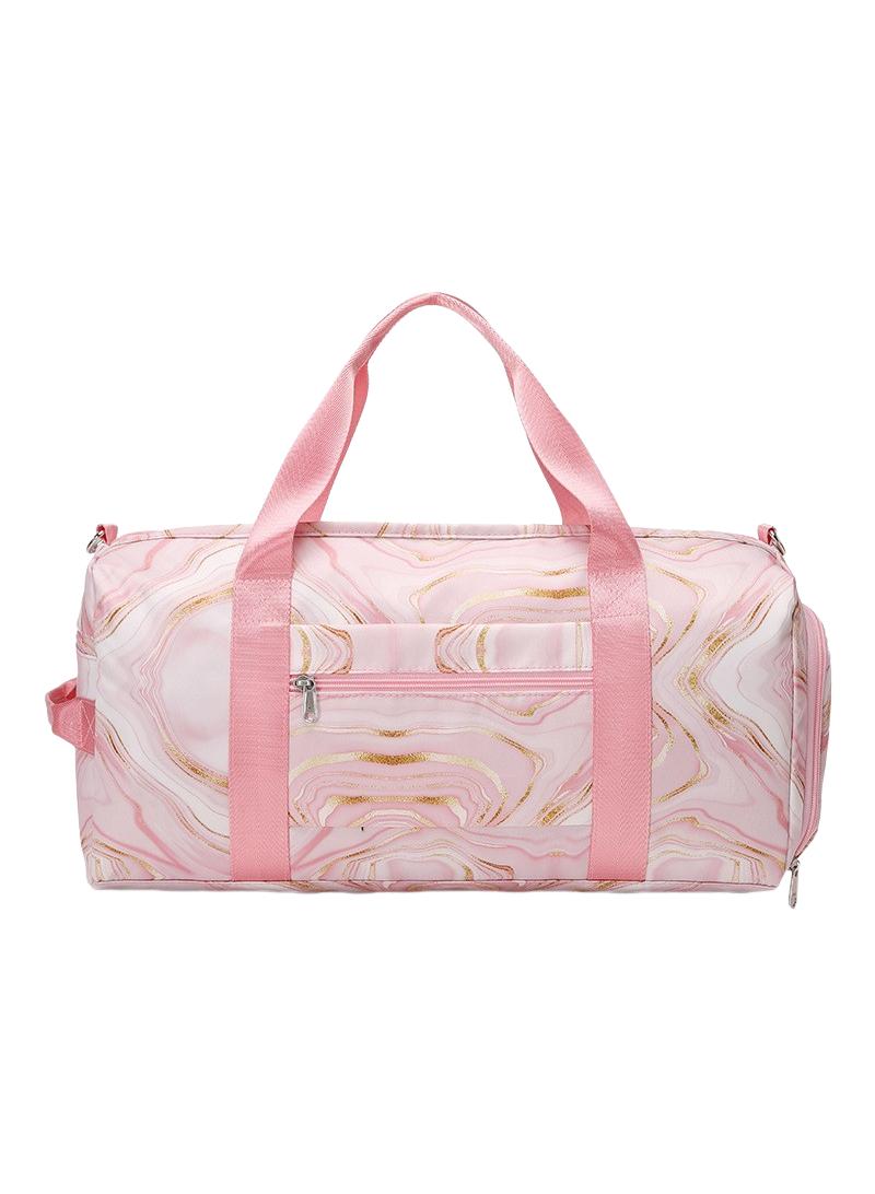 General Large Capacity Waterproof Graffiti Print Swimming Fitness Sports Bag Travel Bag  - Image 1