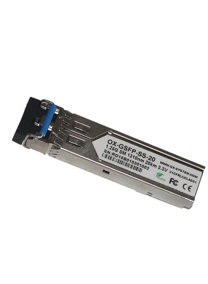 SFP 1.25Gb/s Transceiver LX 20Km  Hot Pluggable, Duplex LC, +3.3V, 1310nm FP-LD, DDM support - Image 1