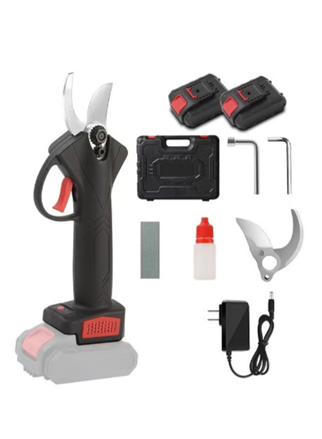 KIIUMI Electric Pruning Shear, Professional Cordless Branch Pruners with 2 Pack 21V Rechargeable Batteries, Electric Tree Trimmer, 30mm (1.18in) Cutting Diameter - Image 2