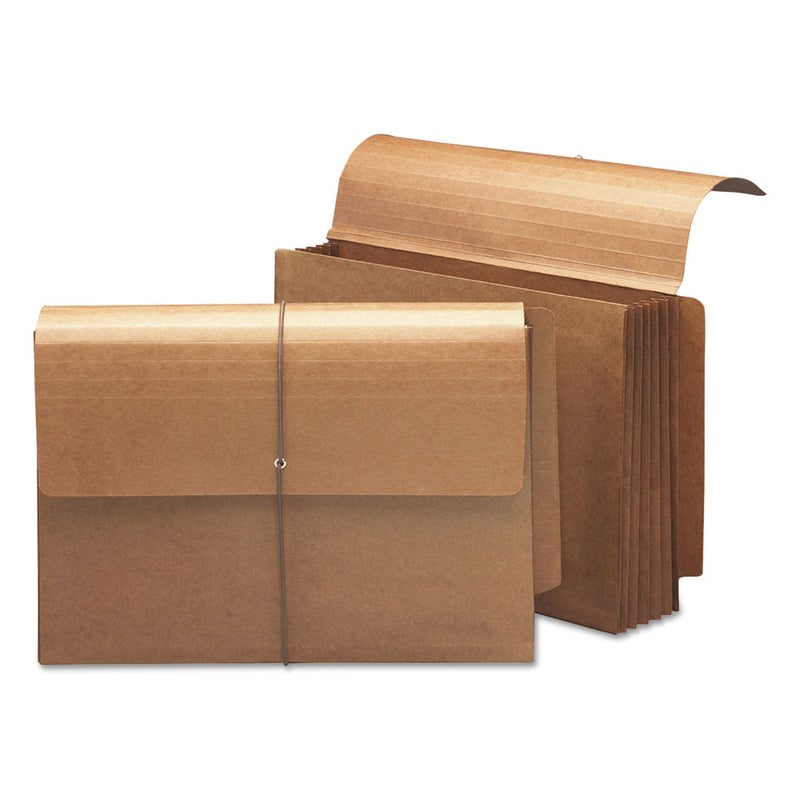 Smead End Tab Wallet 514 Expansion Flap and Cord Closure Legal Size Redrope 10 per Box 71148