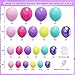 YMSZ Pink Blue Purple Balloons Arch Kit 136pcs Hot Pink Metallic Purple Teal Yellow Balloons with Different Size for Kids Magic Theme Birthday Decoration Baby Shower Party Supplies - Image 4