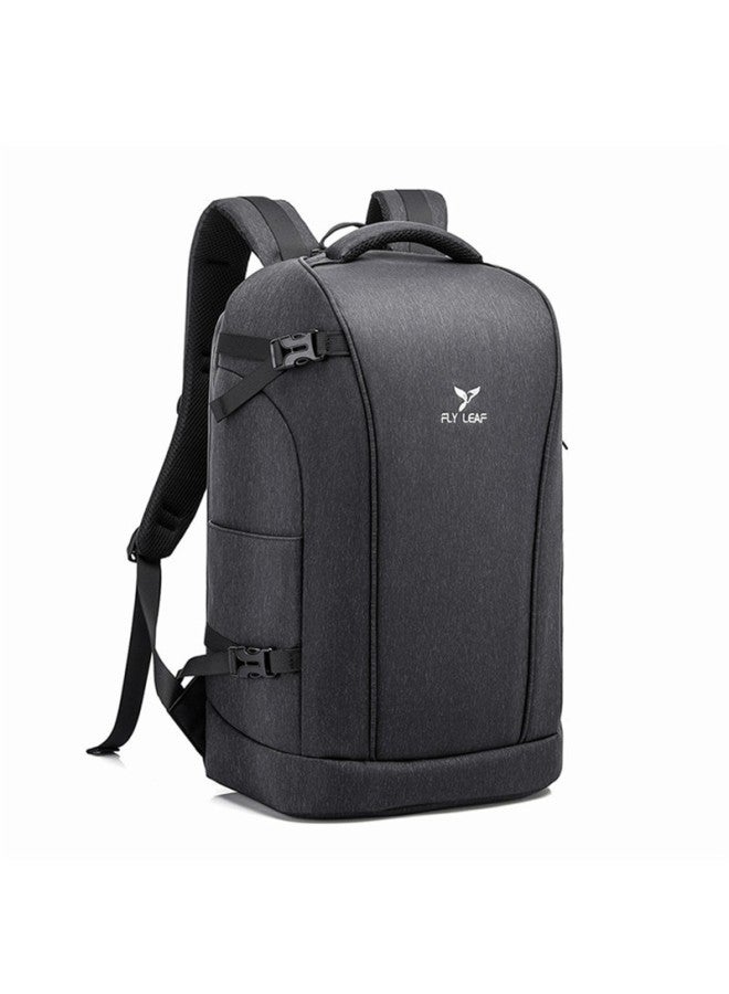 High-end Backpack Photography Bag Professional Outdoor Digital Camera Backpack USB Large Capacity Drone Bag Camera Bag-Color:Black-Dimensions:18 Inch - Image 1