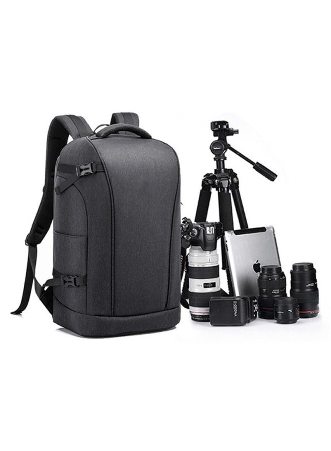 High-end Backpack Photography Bag Professional Outdoor Digital Camera Backpack USB Large Capacity Drone Bag Camera Bag-Color:Black-Dimensions:18 Inch - Image 3
