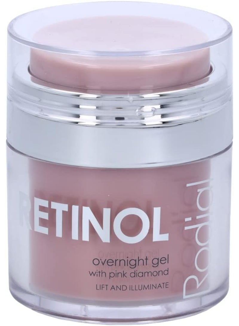 Rodial جل روديال الوردي بالريتينول لليل 50 مل - إعادة تجديد مكثفة للتجاعيد العميقة، ريتينول وفيتامين سي، جل خفيف الوزن لتخفيف بقع العمر 50 مل - Image 4