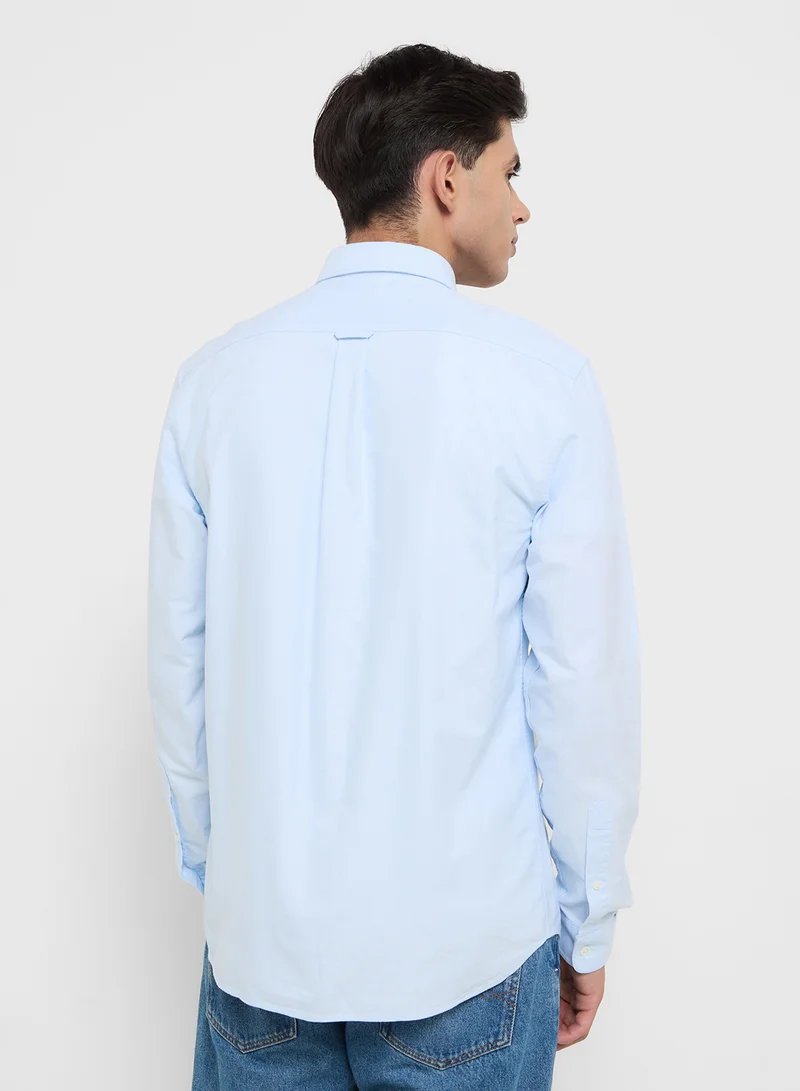 LACOSTE Regular Fit Oxford Shirt