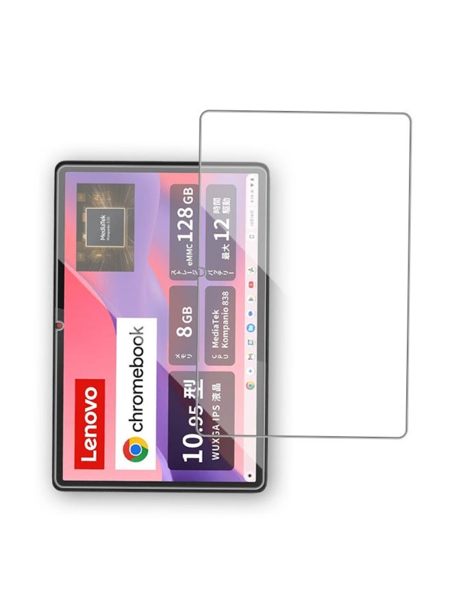 Two Pack Tempered Glass Screen Protector Compatible with Lenovo Chromebook Duet 11 2024 1095 Inch Tablet Scratch Resistant High Definition Anti Impact Film - Image 4