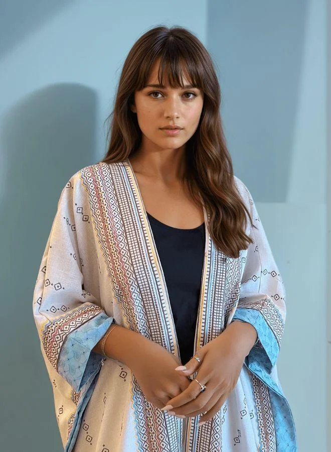 مشروع بلا اسم Boho Chic: Fatina - Abaya & Scarf Set