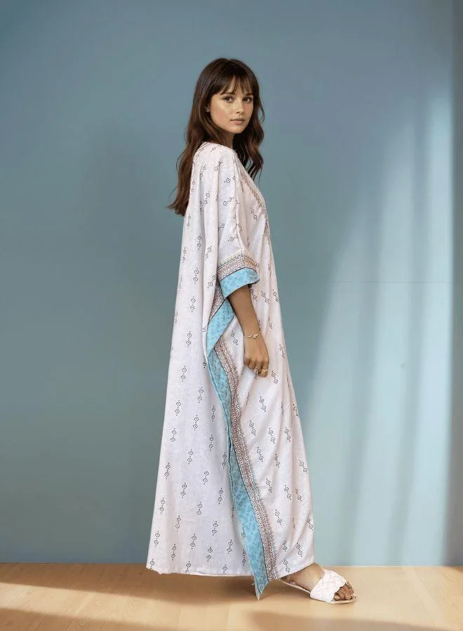 مشروع بلا اسم Boho Chic: Fatina - Abaya & Scarf Set