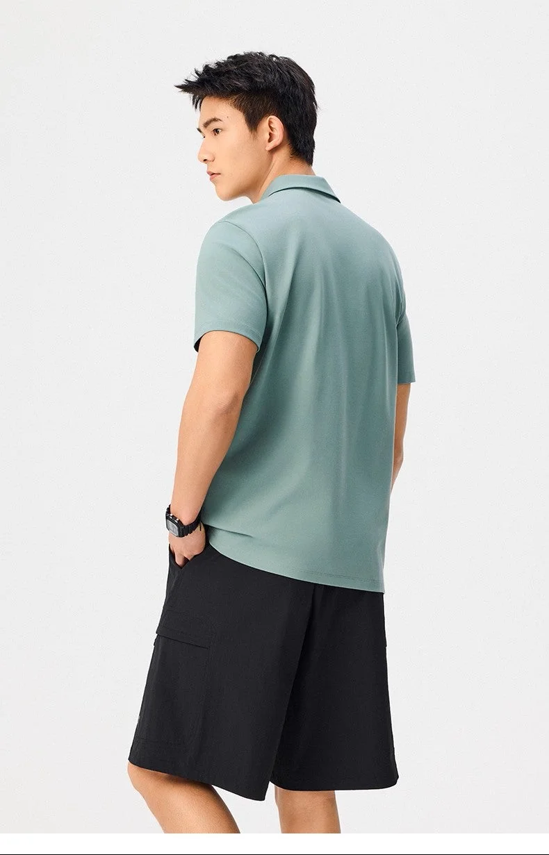 ANTA A·AIR Tech Cooling Tee/Polo Shirt/Cooling Fabric · Breathable Comfort · Smart-Casual Style