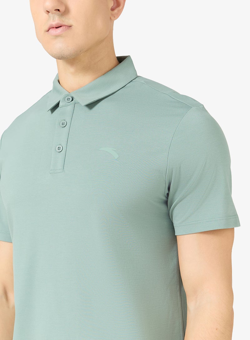 انتا تي شيرت قطار قصير أخضر - Image 3