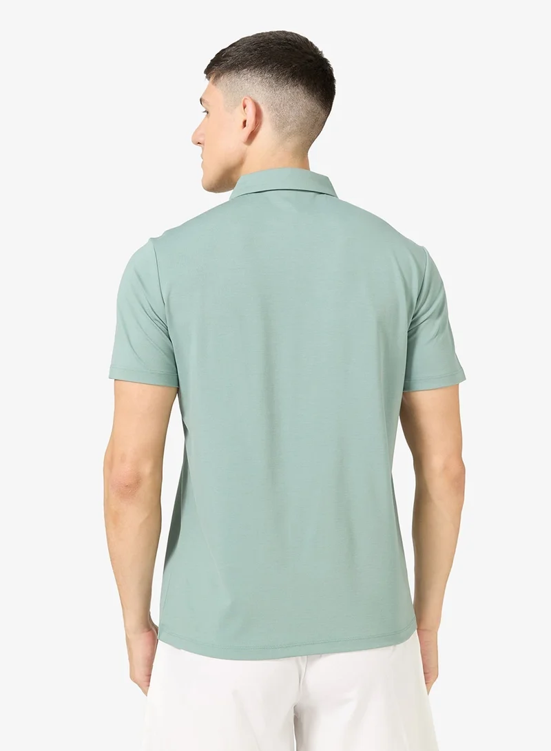 انتا تي شيرت قطار قصير أخضر