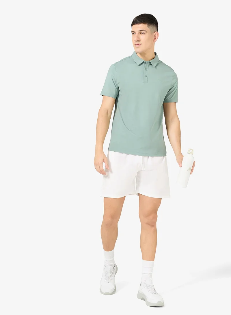 Anta Green A·AIR Tech Cooling Tee/Polo Shirt/Cooling Fabric · Breathable Comfort · Smart-Casual Style for Men | Best Price UAE