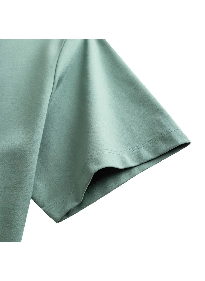 Anta Green A·AIR Tech Cooling Tee/Polo Shirt/Cooling Fabric · Breathable Comfort · Smart-Casual Style for Men | Best Price UAE