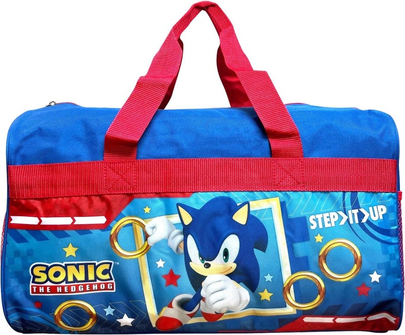 Ruz 18 Inch Kids Duffel Bag Overnight CarryOn Travel And Sports Bag Sonic The Hedgehog - Image 2