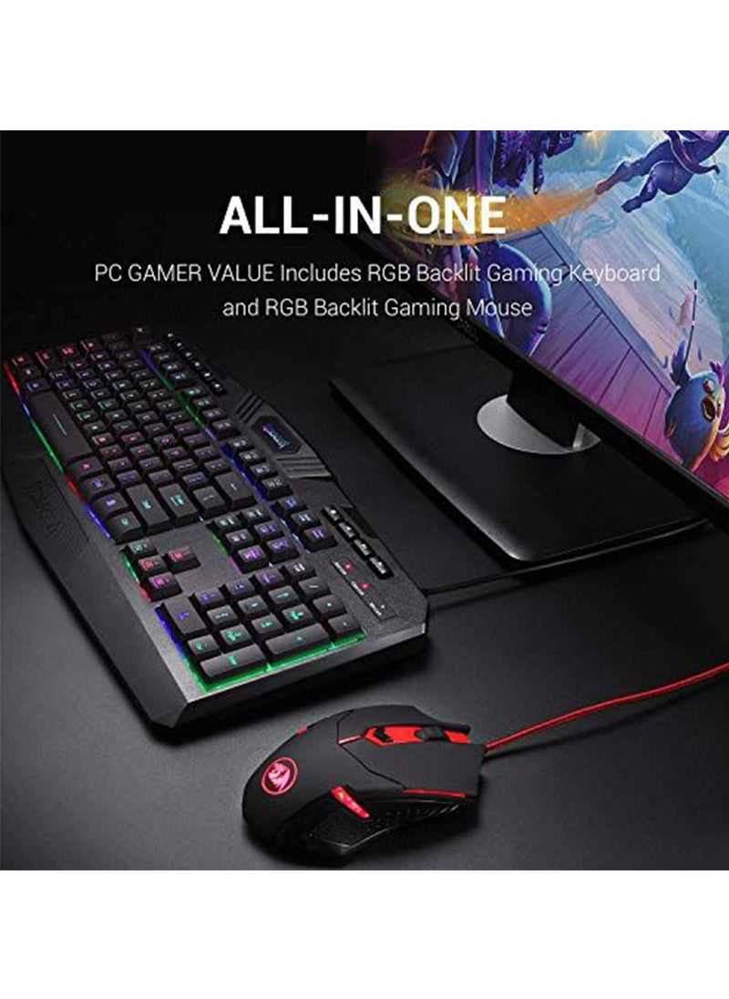 Mahmayi - Mahmayi Redragon S101-3 Gaming Keyboard and Mouse Combo - Image 1