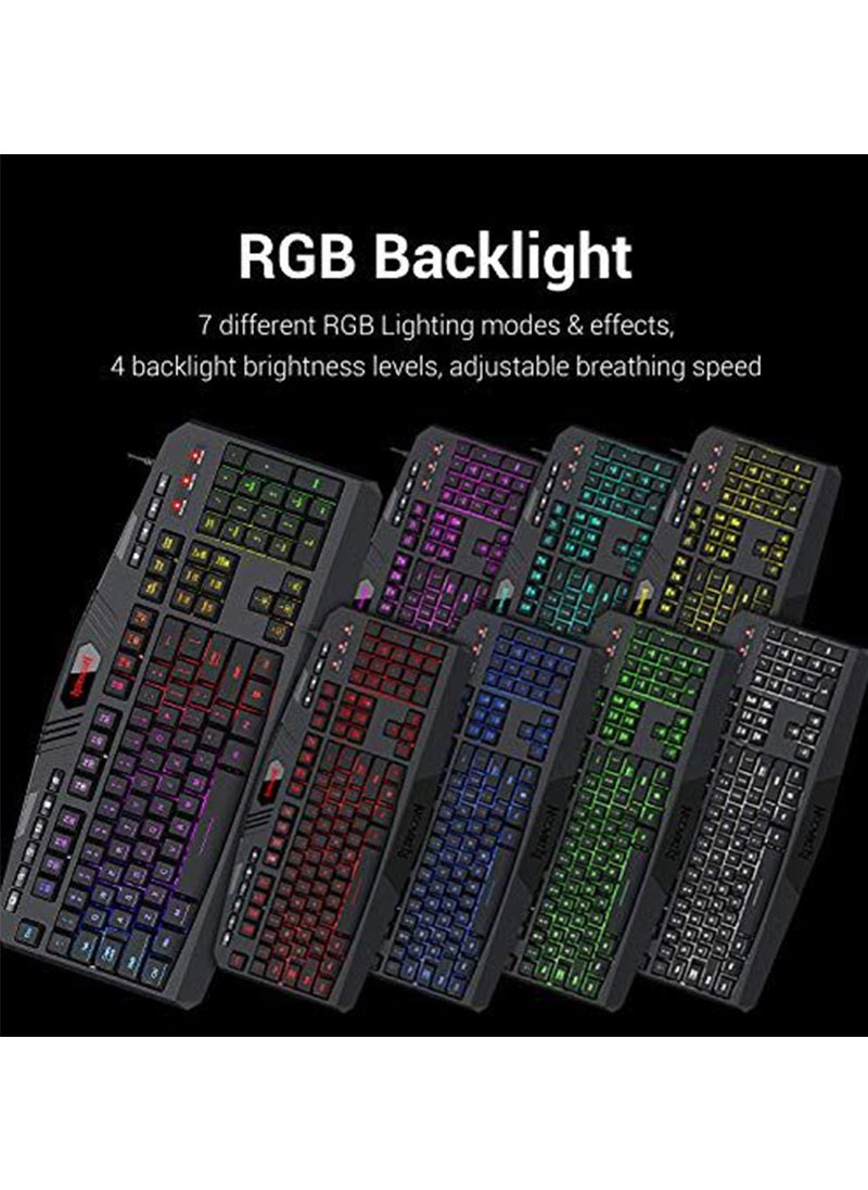 Mahmayi - Mahmayi Redragon S101-3 Gaming Keyboard and Mouse Combo - Image 1