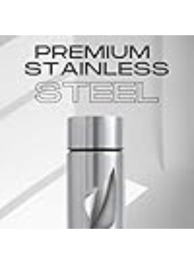 Speedex Silver Stainless Steel Water Bottle 1 Litre Set of 2 | Single Wall Water Bottles | BIS Approved Reusable Bottles for Kids & Adults | School, Office, Gym & Travel - Image 3