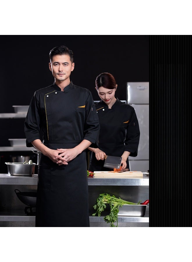 KUYING New Chef Workwear Top+Apron Set - Image 1