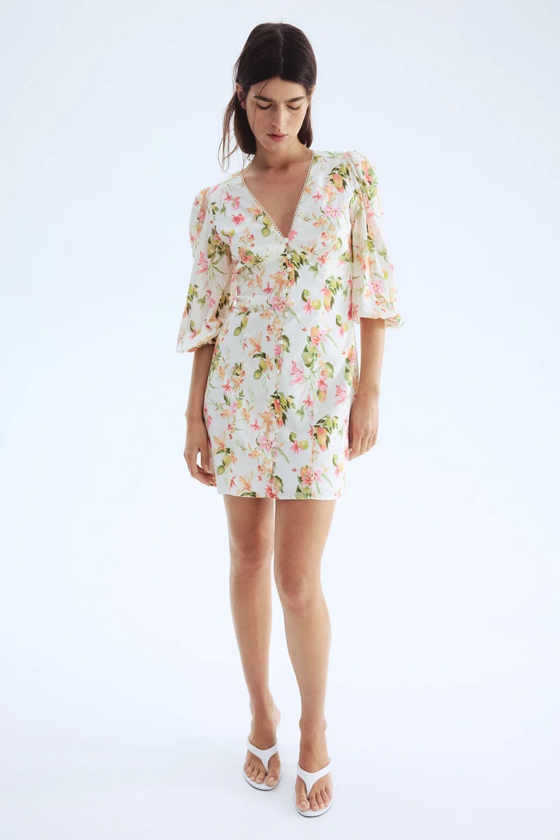 H&M Linen-blend dress