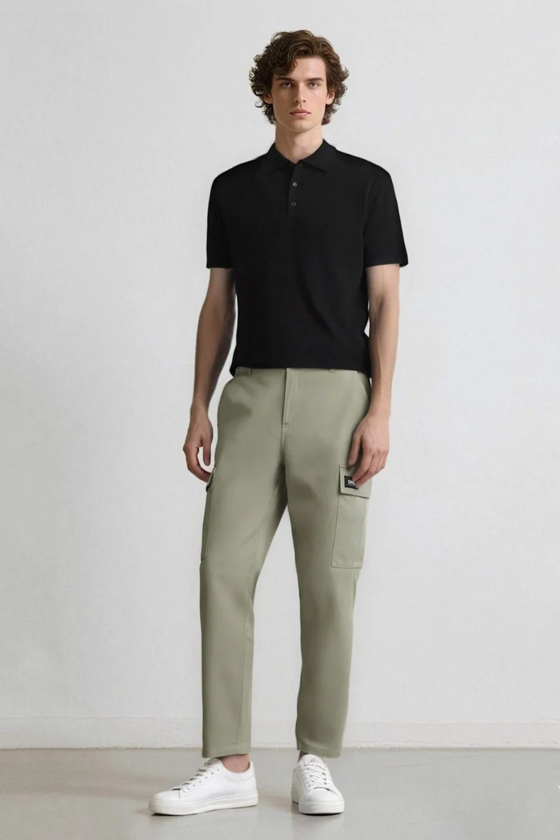 ديفاكتو Relax Fit Straight Leg Cargo Pants