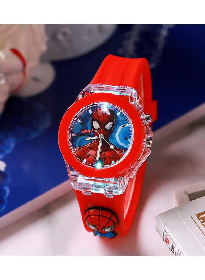 Cartoon Children's Watch, Children's Watch Toy with Light Effect, Kids Electronic Cartoon Watch for Kids