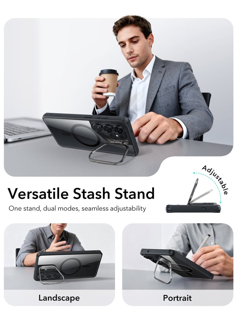 اي اس ار حافظة ESR لهاتف سامسونج جالكسي S26 ألترا مع حامل مخفي، متوافقة مع MagSafe، حماية عسكرية، حافظة مغناطيسية لهاتف سامسونج جالكسي S26 ألترا، غطاء خلفي مقاوم للخدوش - Image 5