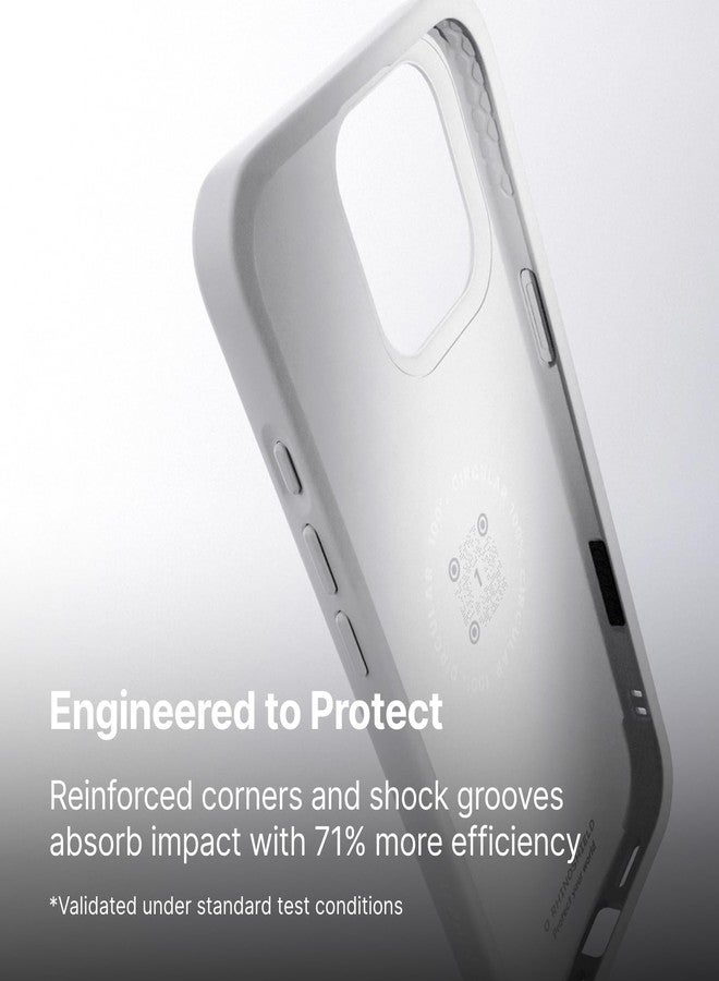 RhinoShield Case Compatible with [iPhone 16 Pro Max] | SolidX - Slim Reinforced Protective Case with Shock Absorbing Design and 3.5M Drop Protection - White - Image 2