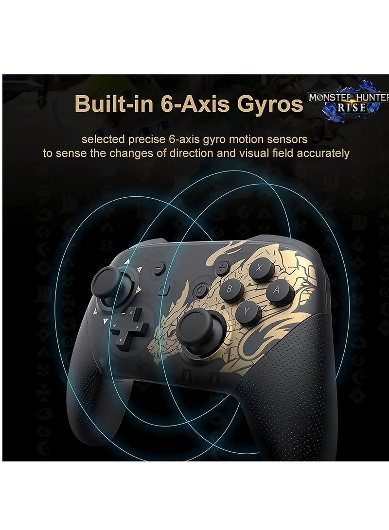 Switch Pro Wireless Controller Monster Hunter Rise Edition - Image 4