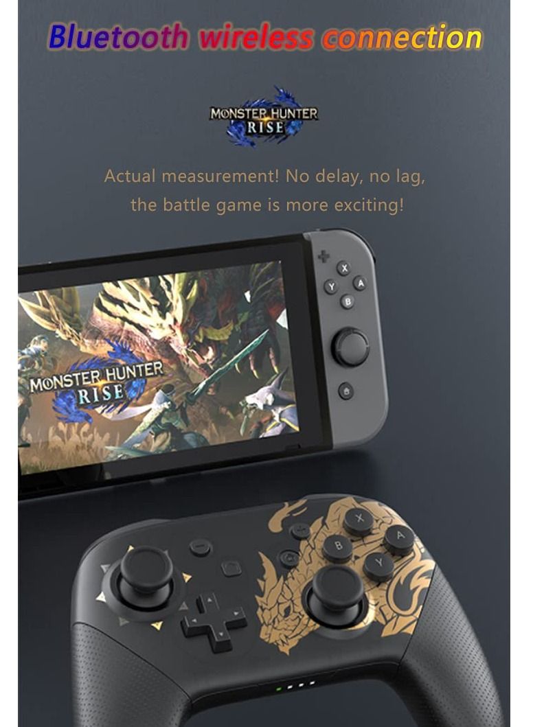 Switch Pro Wireless Controller Monster Hunter Rise Edition - Image 3