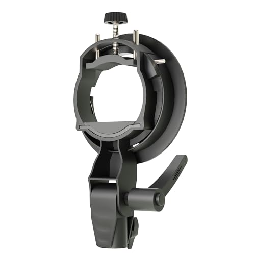 Welborn Multipurpose S2 Type Speedlite Bracket for Round and Regular Head & Bowens Mount Accessories Like Softbox, Reflector, Snoot, Photo Umbrella and Barndoor Kit, Proudly Make in India - Image 2